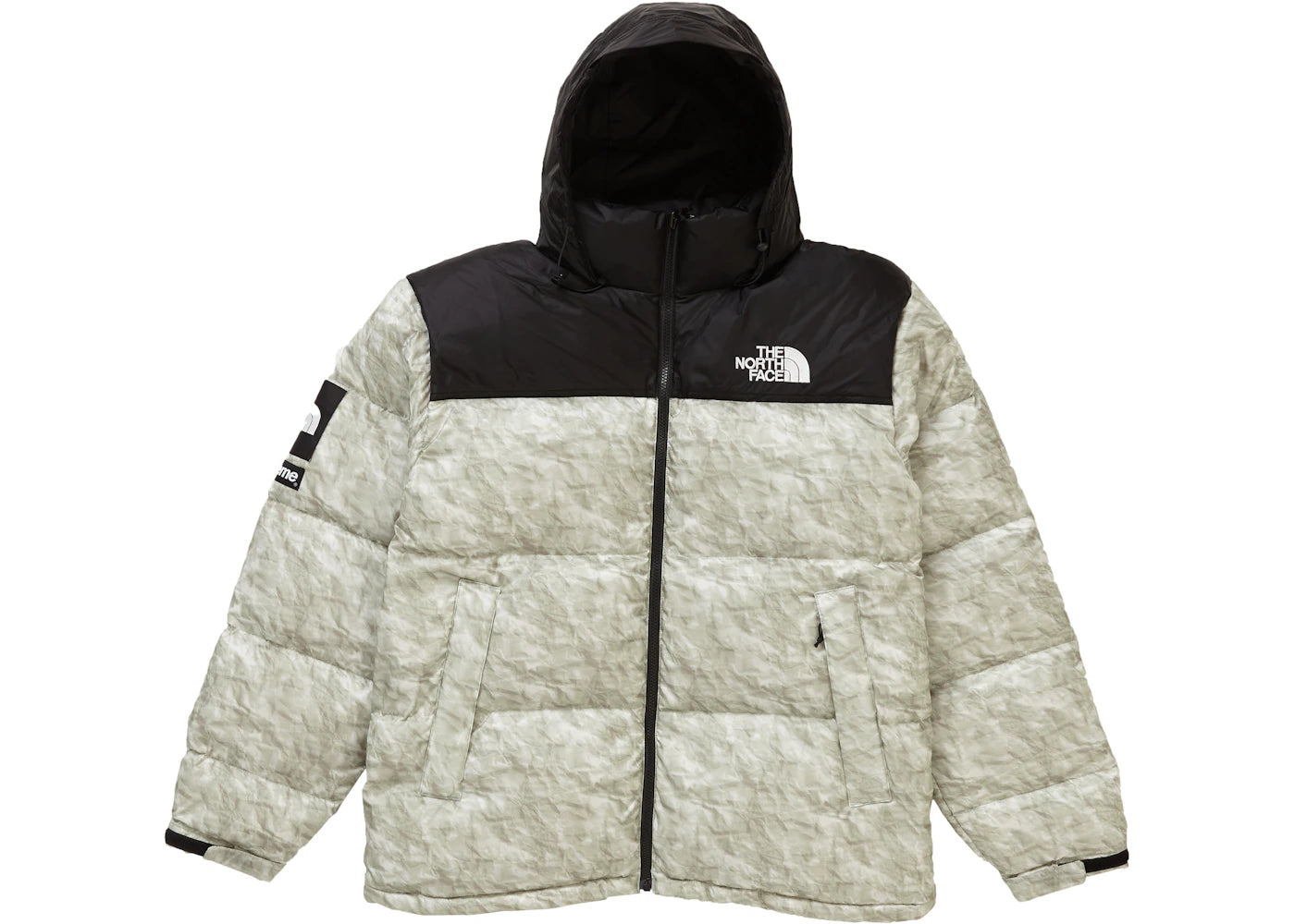 Supreme The North Face Paper Print Nuptse Jacket Paper Print - vue secondaire A