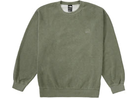 Supreme The North Face Pigment Printed Crewneck Olive