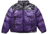 Supreme The North Face Printed Nuptse Trompe L'oeil Jacket Purple