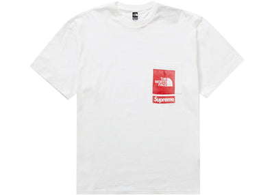 Supreme The North Face Printed Pocket Tee White