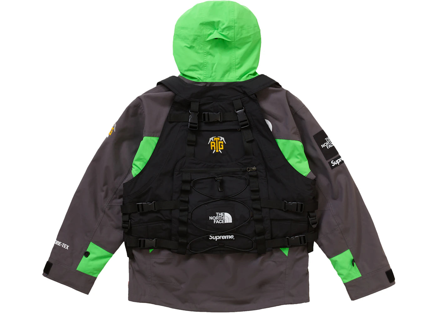 Supreme The North Face RTG Jacket + Vest Bright Green - vue secondaire B