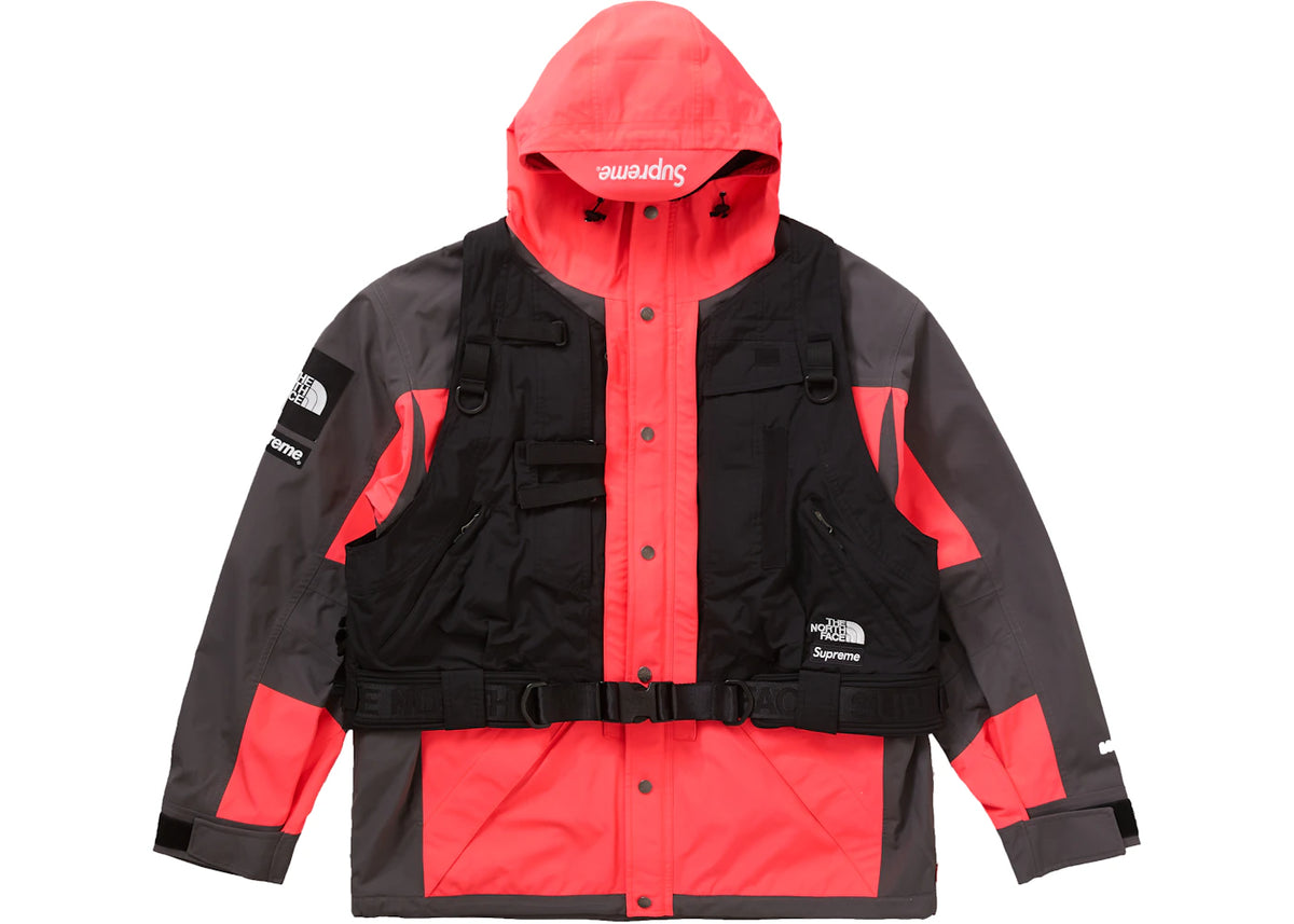 Supreme The North Face RTG Jacket + Vest Bright Red - vue 360