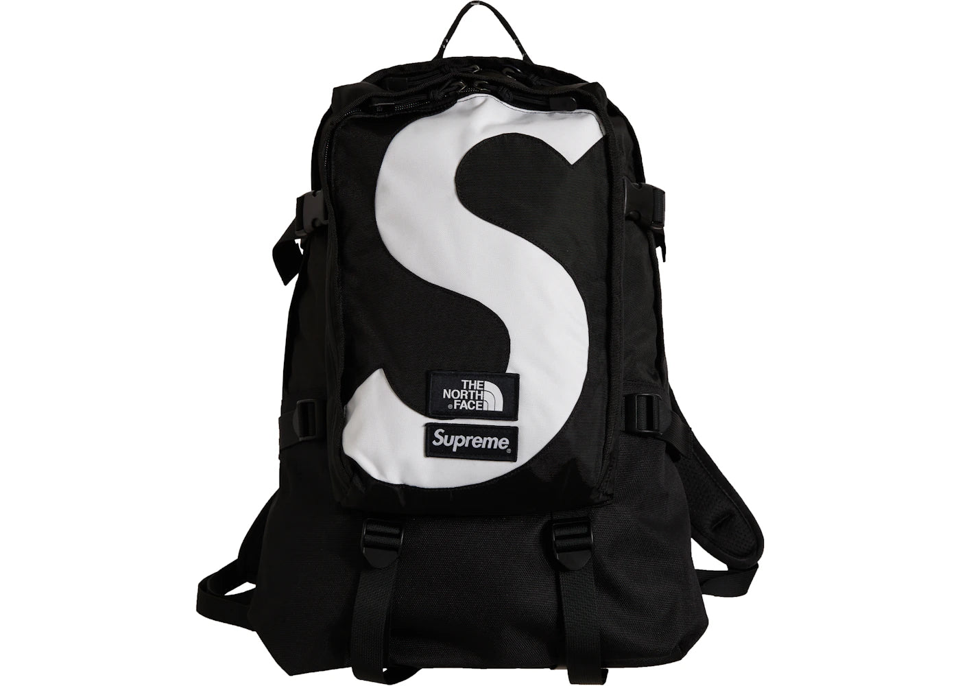Supreme The North Face S Logo Expedition Backpack Black - vue secondaire A