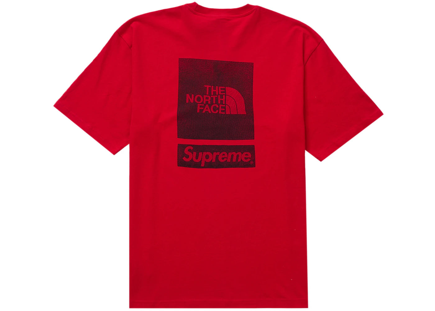 Supreme The North Face S/S Top Red - vue secondaire A