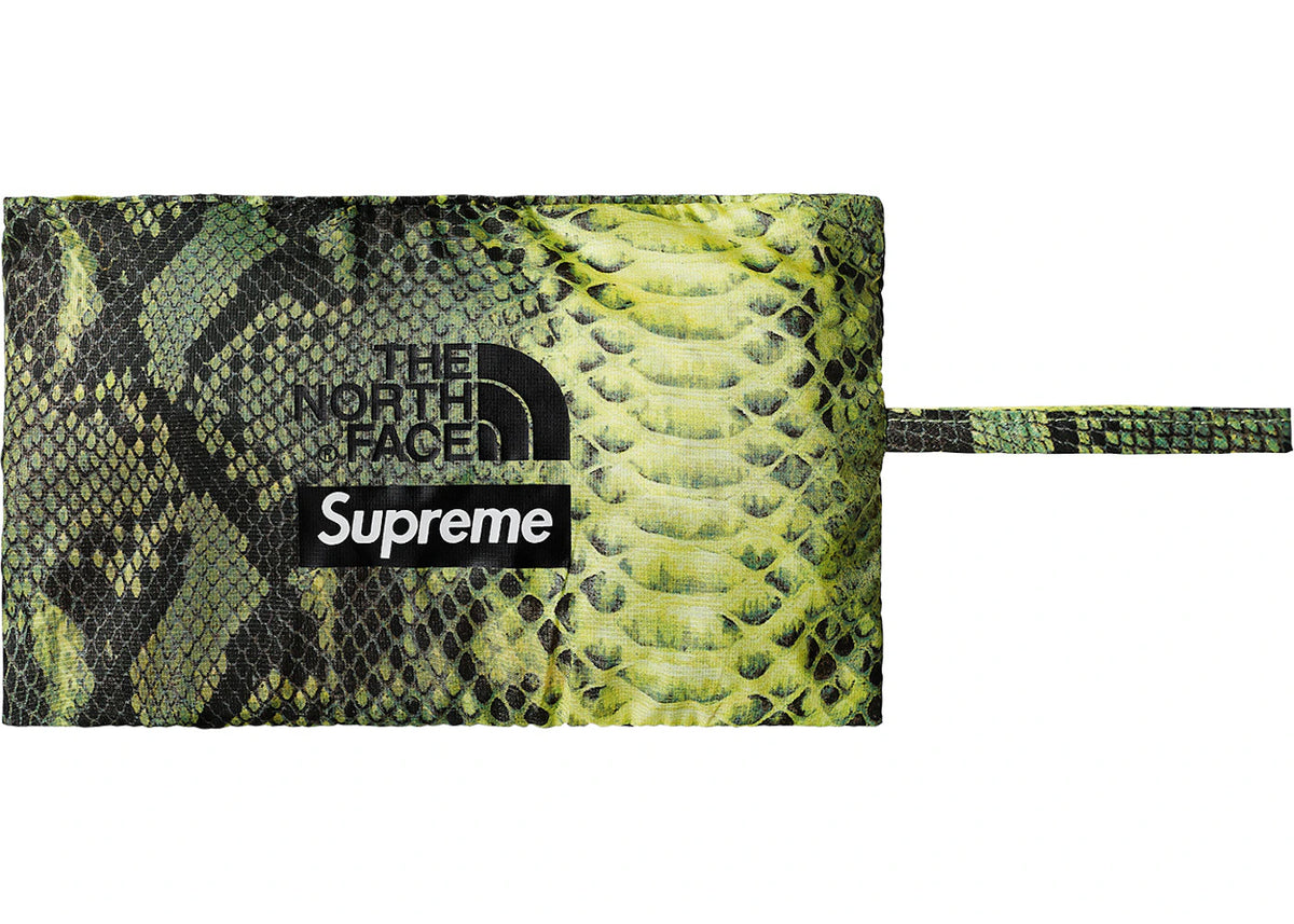 Supreme The North Face Snakeskin Packable Reversible Crusher Green - vue secondaire B