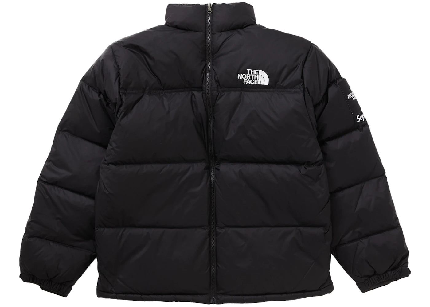 Supreme The North Face Split Nuptse Jacket Black - vue 360