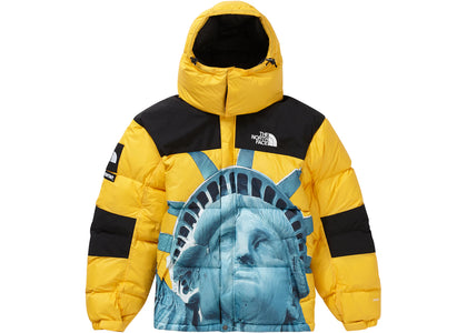 Supreme The North Face Statue of Liberty Baltoro Jacket Yellow - apparel view 2