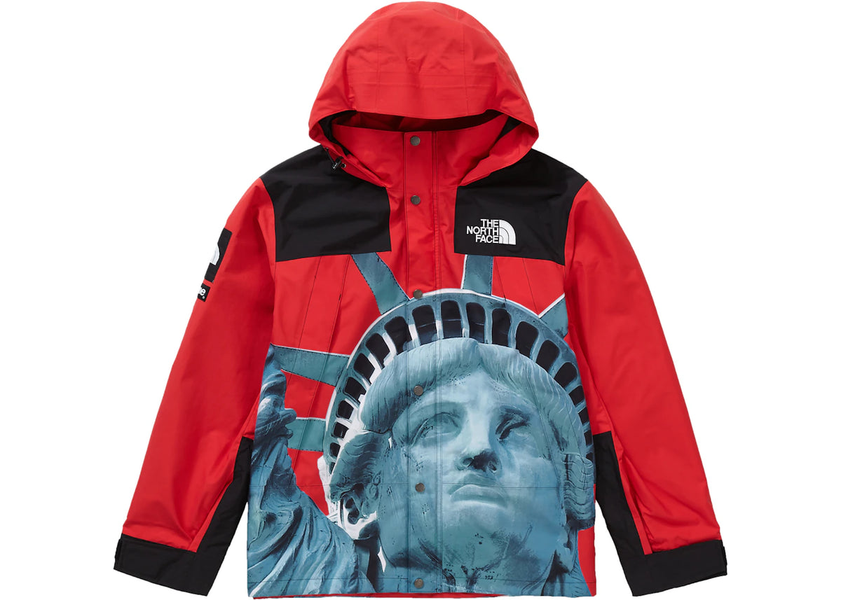 Supreme The North Face Statue of Liberty Mountain Jacket Red - vue secondaire A