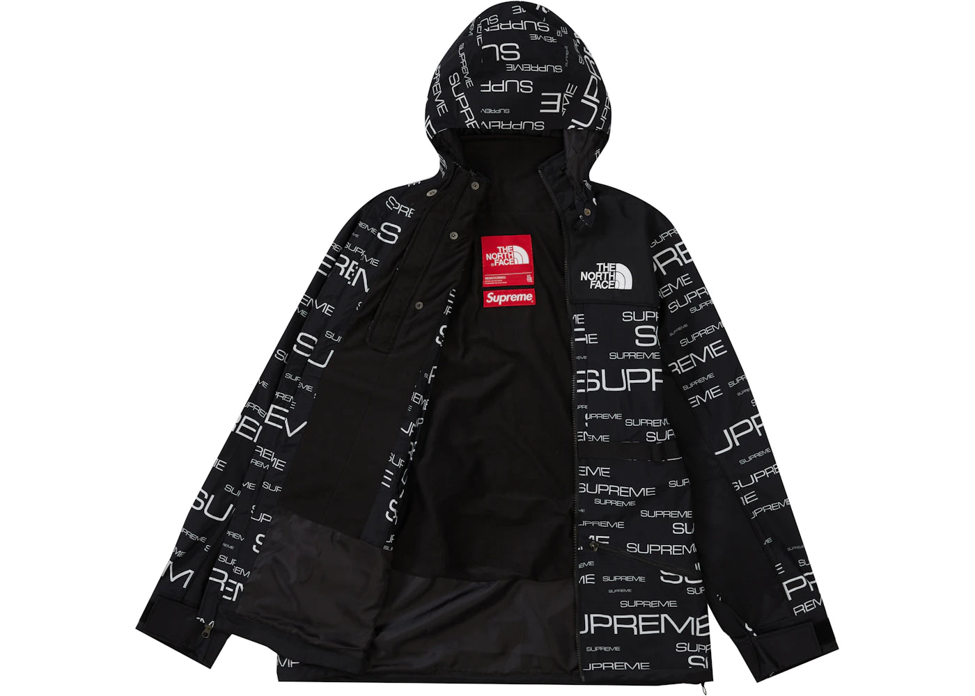 Supreme The North Face Steep Tech Apogee Jacket Black - vue secondaire A