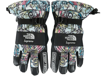 Supreme The North Face Steep Tech Gloves Multicolor Dragon - product view 2