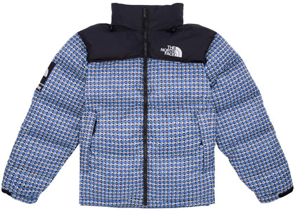Supreme The North Face Studded Nuptse Jacket Royal - apparel view 2