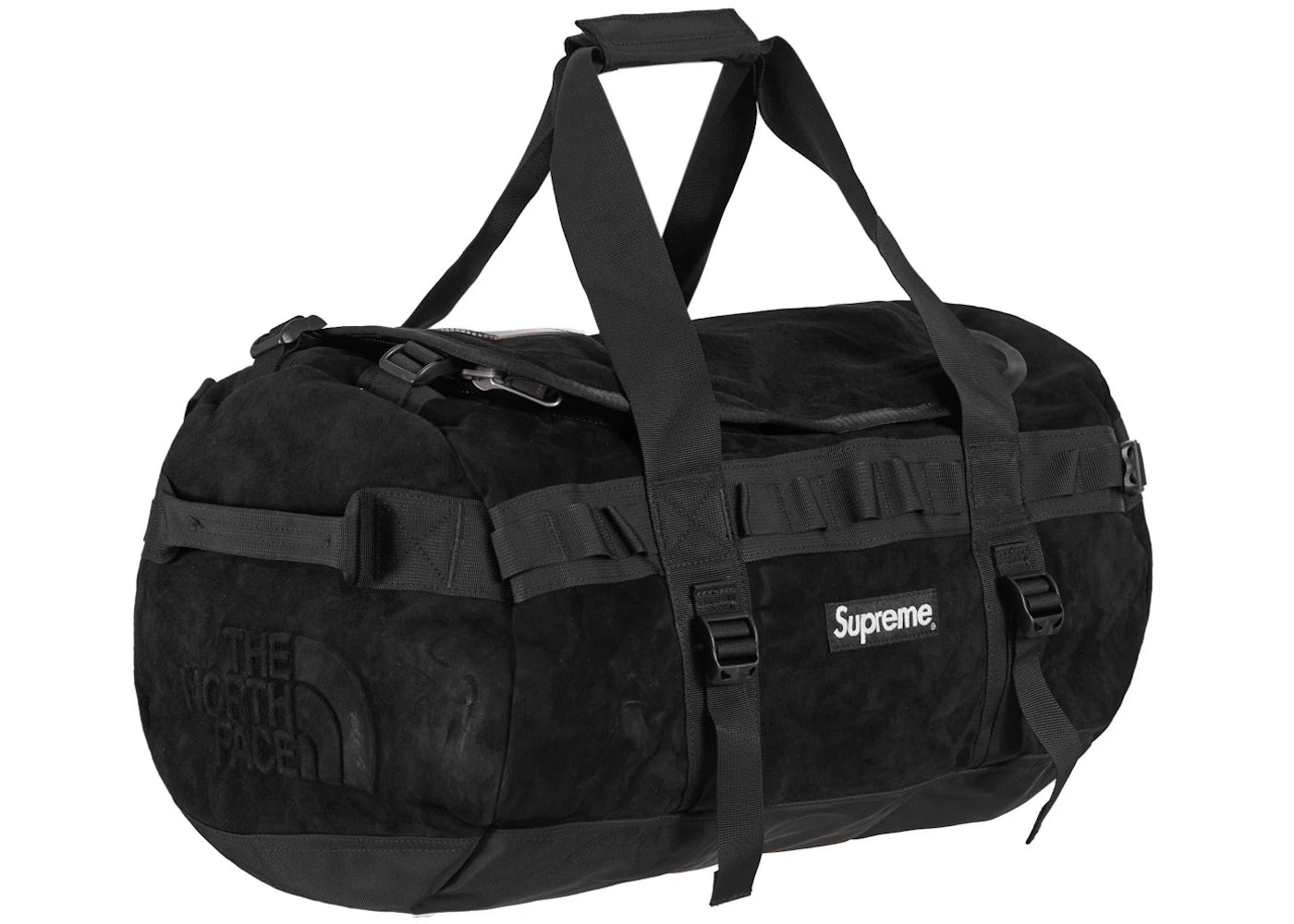 Supreme The North Face Suede Small Base Camp Duffle Bag Black - vue secondaire A