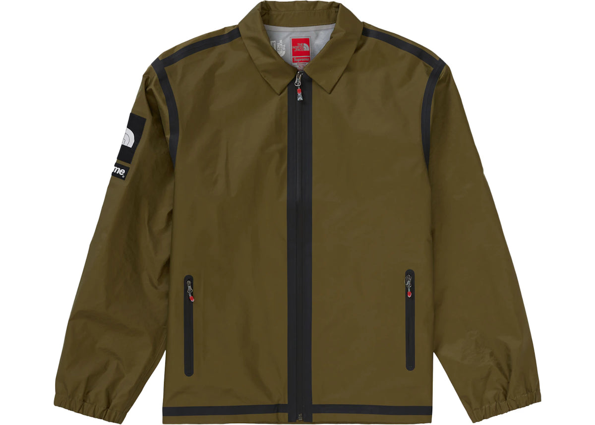Supreme The North Face Summit Series Outer Tape Seam Coaches Jacket Olive - vue secondaire A