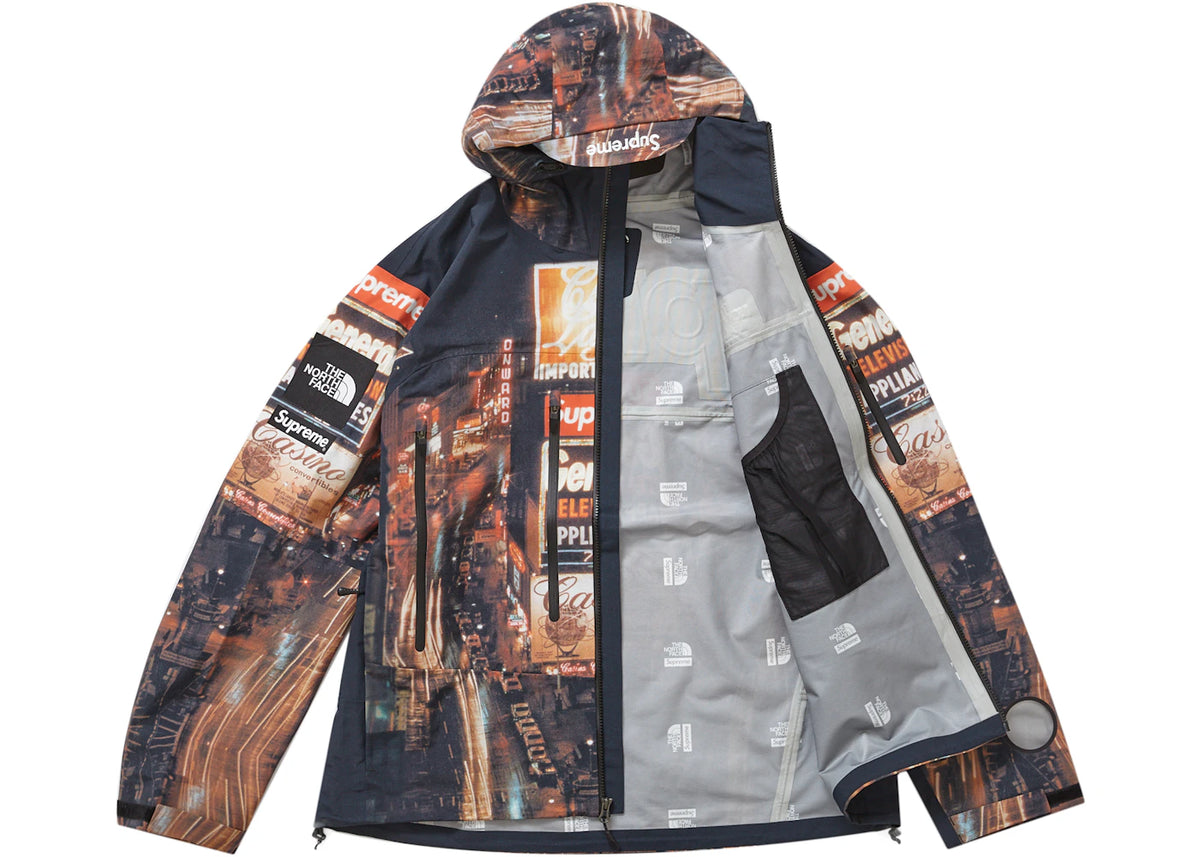 Supreme The North Face Taped Seam Shell Jacket Times Square - vue secondaire B