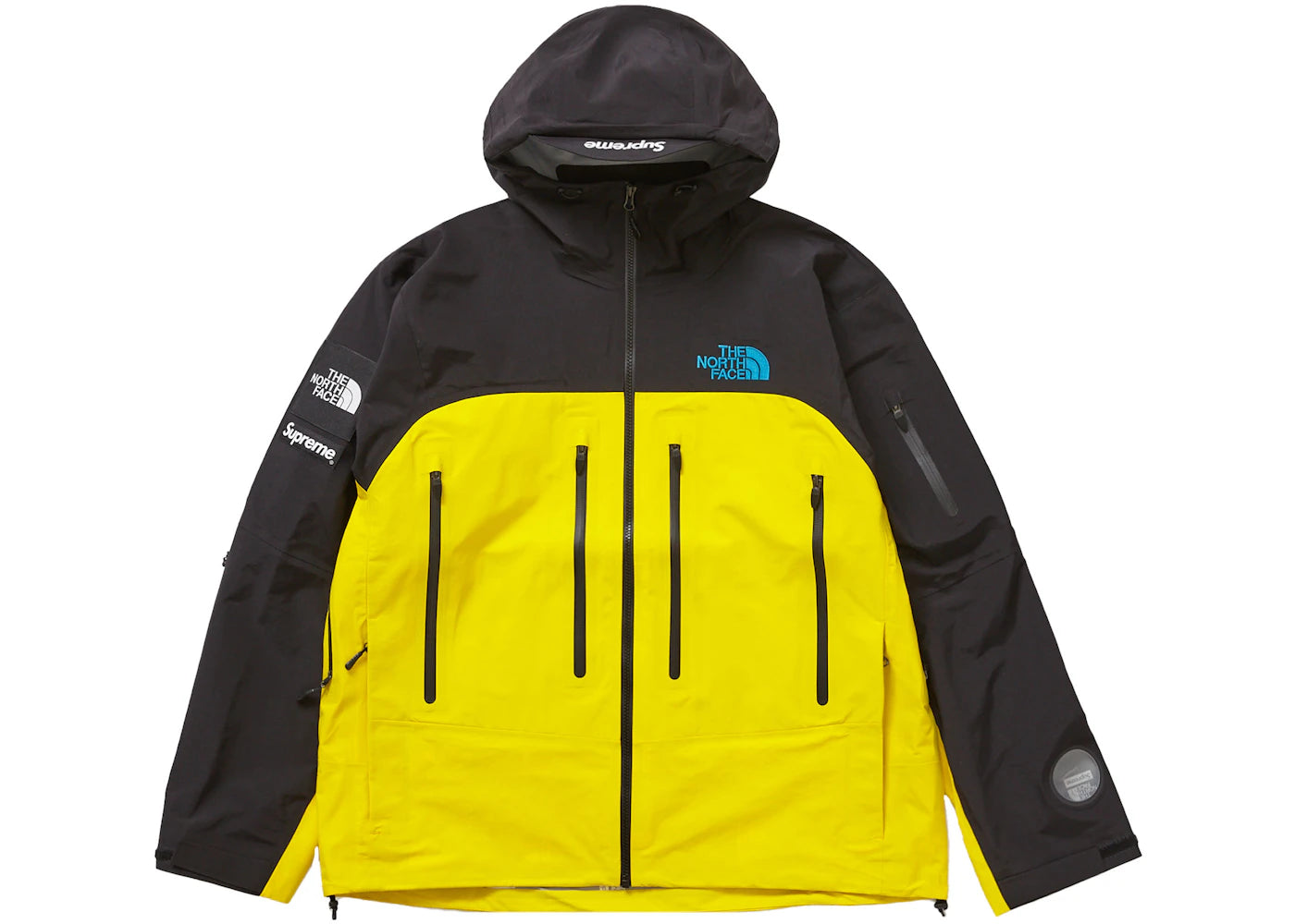 Supreme The North Face Taped Seam Shell Jacket Yellow - vue secondaire A