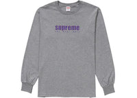 Supreme The Real Shit L/S Tee Heather Grey