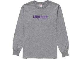 Supreme The Real Shit L/S Tee Heather Grey