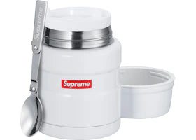 Supreme Thermos Stainless King Food Jar and Spoon White - authentic Supreme product