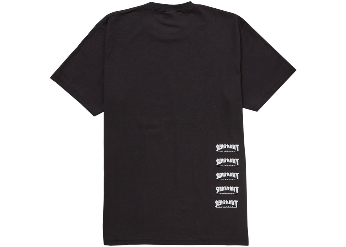 Supreme Thrasher Back Tail Tee Black - vue secondaire A