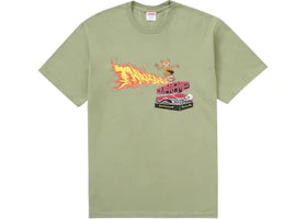 Supreme Thrasher Back Tail Tee Olive