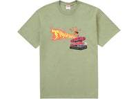 Supreme Thrasher Back Tail Tee Olive