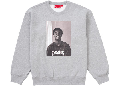 Supreme Thrasher Crewneck Heather Grey - authentic Supreme product