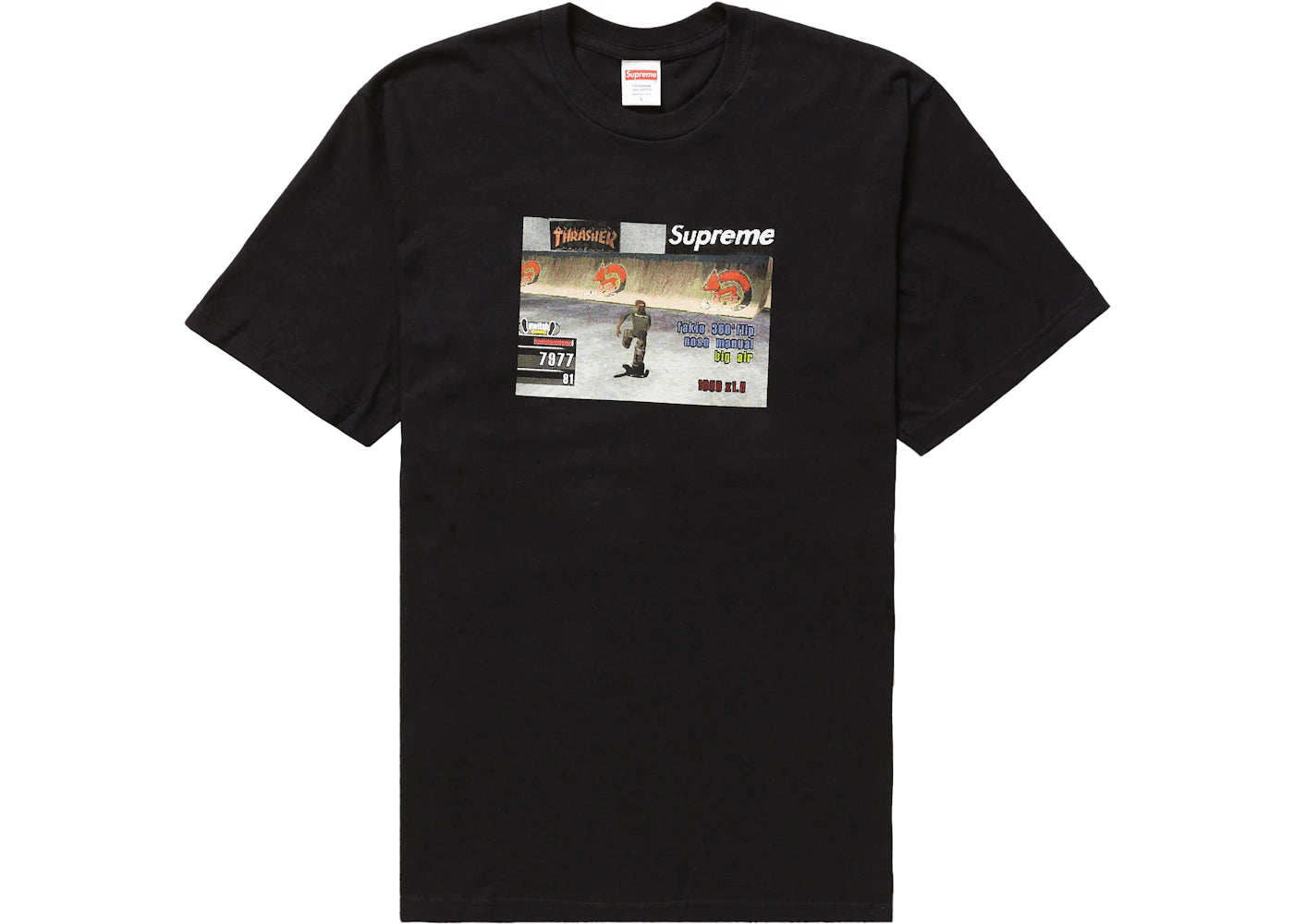 Supreme Thrasher Game Tee Black - vue secondaire A
