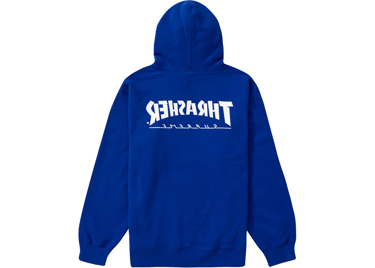 Supreme Thrasher Hooded Sweatshirt Royal - vue secondaire B