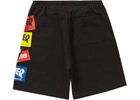 Supreme Thrasher Multi Logo Sweatshort Black