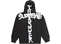 Supreme Thrasher Zip Up Hooded Sweatshirt Black
