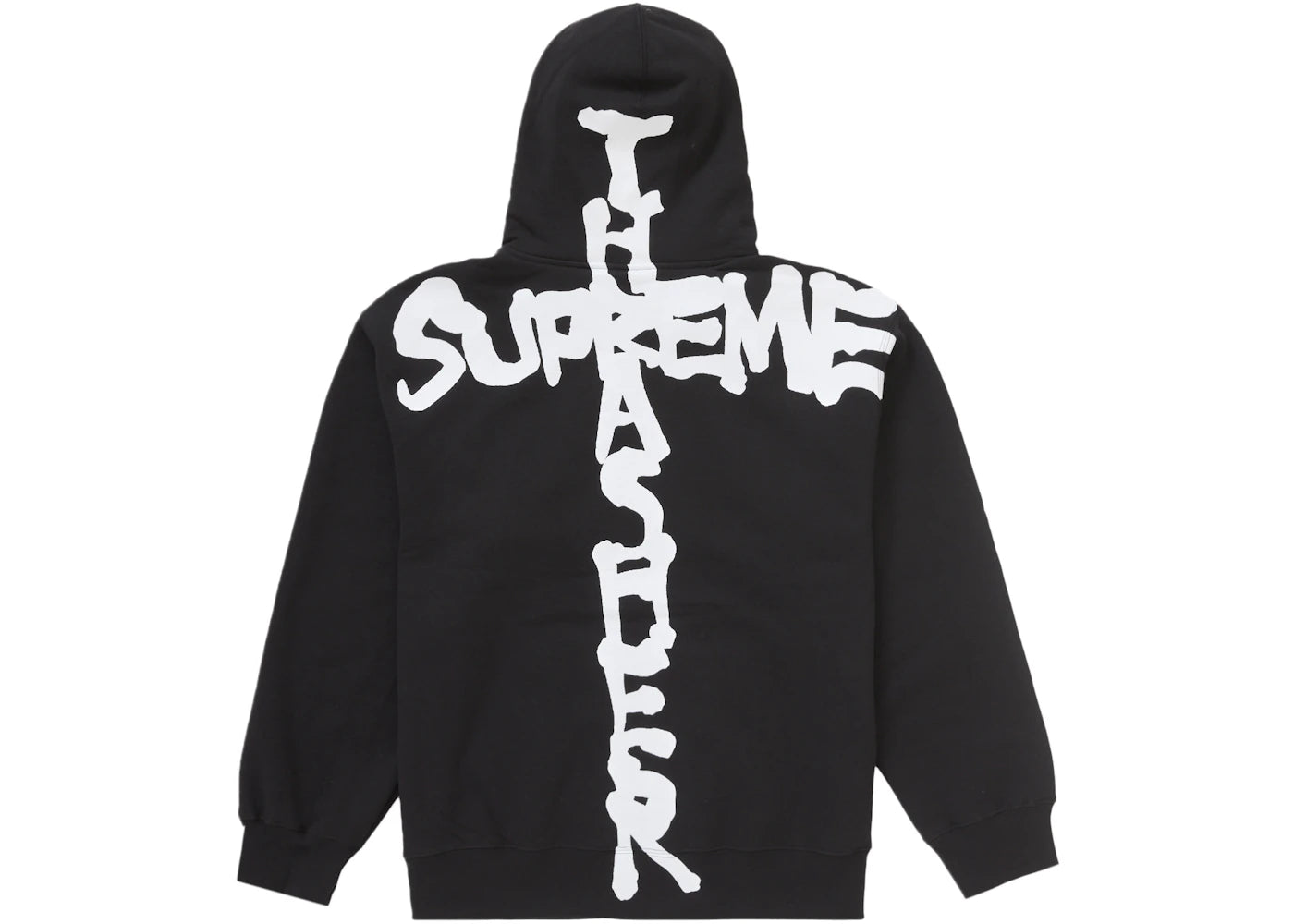 Supreme Thrasher Zip Up Hooded Sweatshirt Black - vue secondaire A