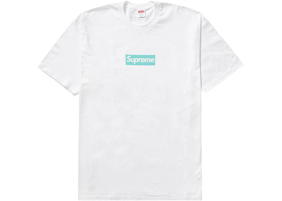 Supreme Tiffany & Co. Box Logo Tee White sneakers - authentic Supreme shoes