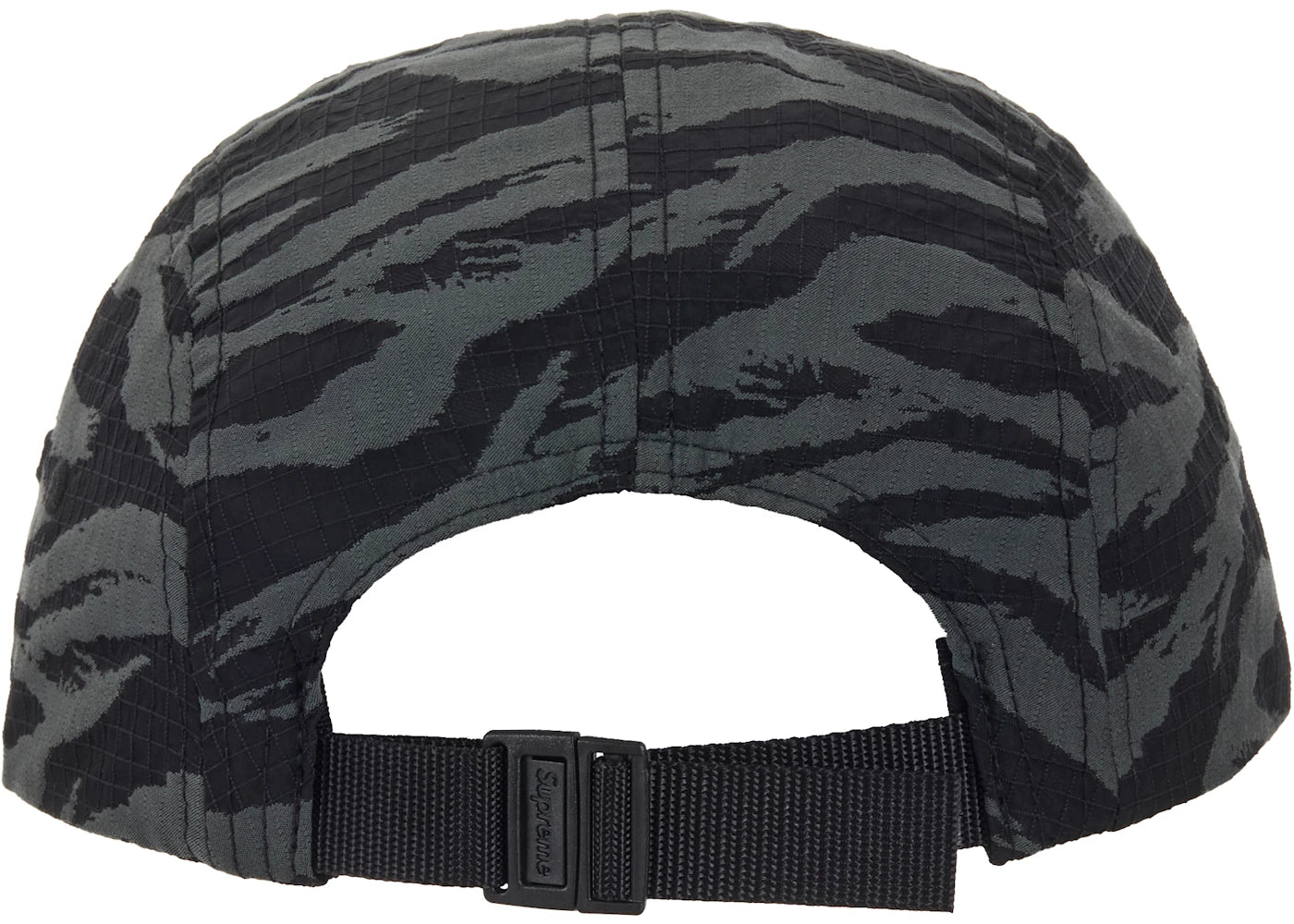 Supreme Tiger Camo Ripstop Camp Cap Black - vue secondaire B