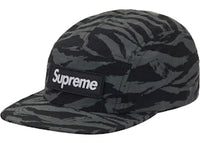 Supreme Tiger Camo Ripstop Camp Cap Black