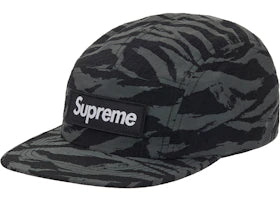 Supreme Tiger Camo Ripstop Camp Cap Black