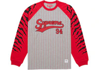 Supreme Tiger Raglan L/S Top Grey