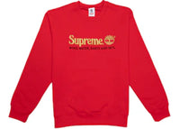 Supreme Timberland Crewneck Red