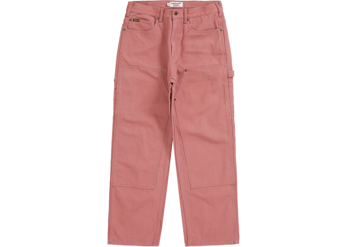 Supreme Timberland Double Knee Painter Pant Dusty Red - vue 360