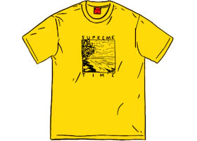 Supreme Supreme Time Tee Yellow