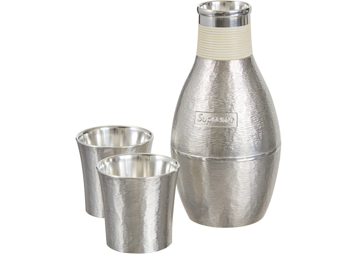 Supreme Tin Sake Set Silver - vue secondaire A