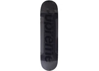 Supreme Tonal Box Logo Skateboard Deck Black