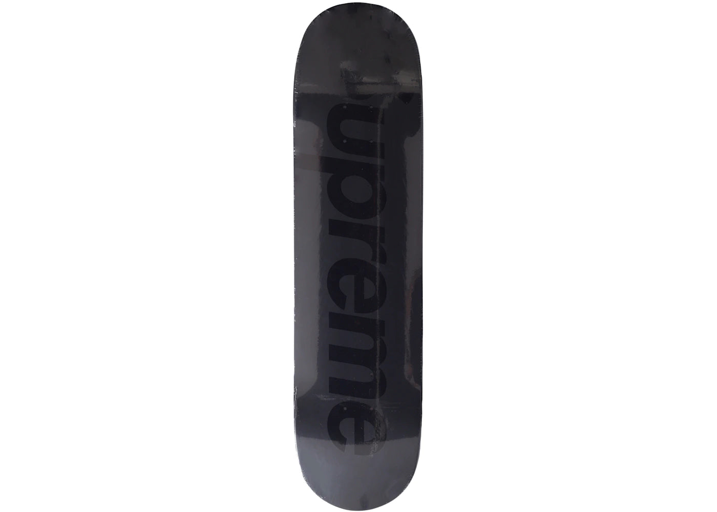 Supreme Tonal Box Logo Skateboard Deck Black - vue secondaire A