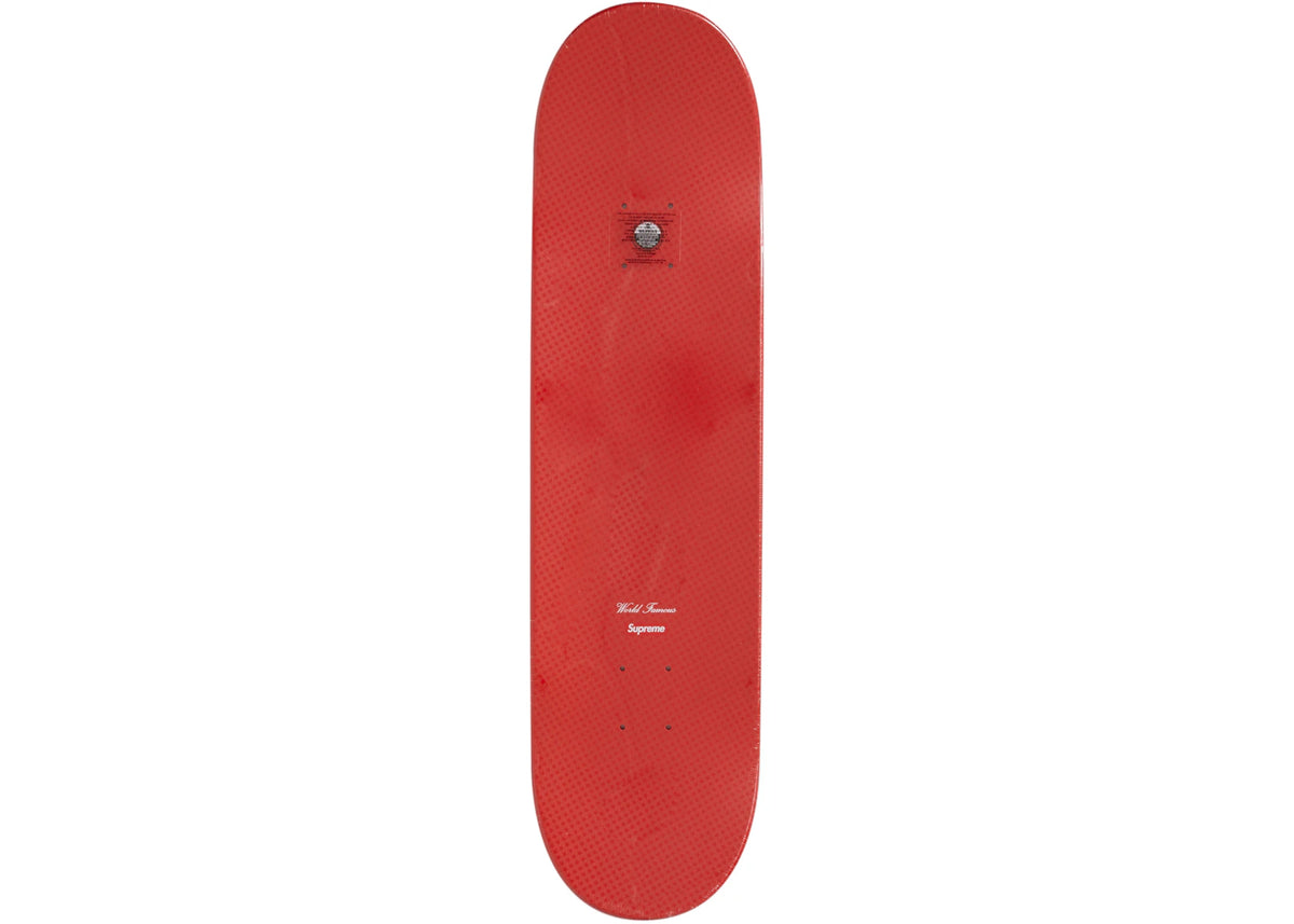 Supreme Tonal Box Logo Skateboard Deck Red - vue secondaire B
