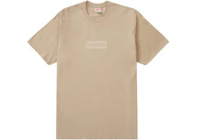 Supreme Tonal Box Logo Tee Khaki