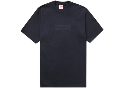 Supreme Tonal Box Logo Tee Navy - authentic Supreme product