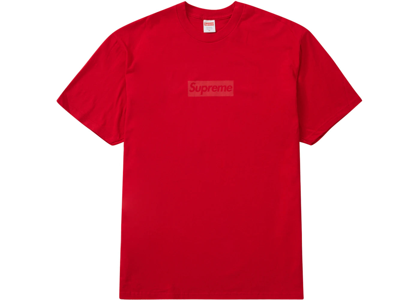 Supreme Tonal Box Logo Tee Red - vue secondaire A