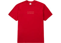 Supreme Tonal Box Logo Tee Red