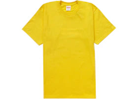 Supreme Tonal Box Logo Tee Yellow - vue 360