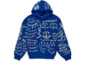 Supreme Too Deadly Hooded Sweatshirt Blue