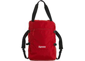 Supreme Tote Backpack Red - vue 360